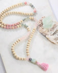 Mala Making Kit - Love Intentionally Created Healing Meditation Jewelry for Opening the Heart