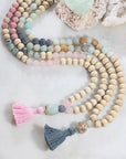 Mala Making Kit - Love Intentionally Created Healing Meditation Jewelry for Opening the Heart