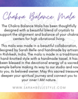 Chakra balance mala description from Sarah Belle