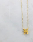 Pisces Charm Necklace with Healing Crystal Perfect Gift