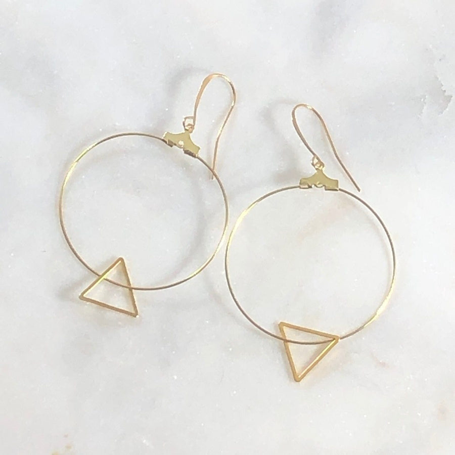 Sacred Geometry Earrings for a Modern, Boho Style