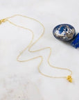 Sagittarius Charm Necklace with Healing Crystal Perfect Gift