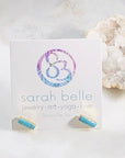 Turquoise Bar Earrings for a Modern, Boho Style