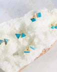 Turquoise Bar Earrings for a Modern, Boho Style