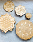 Seed of Life Wood Grid