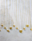 Leo Charm Necklace with Healing Crystal Perfect Gift