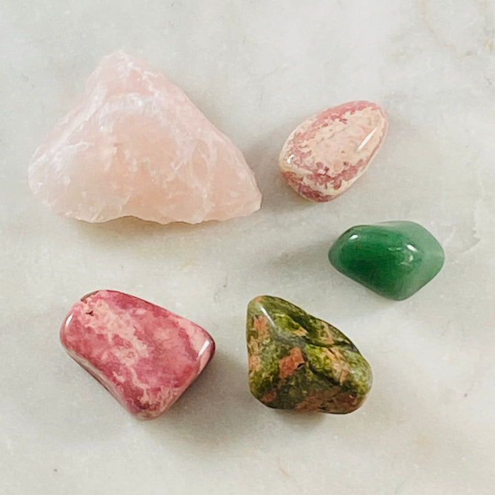crystals for balancing the heart chakra by sarah belle
