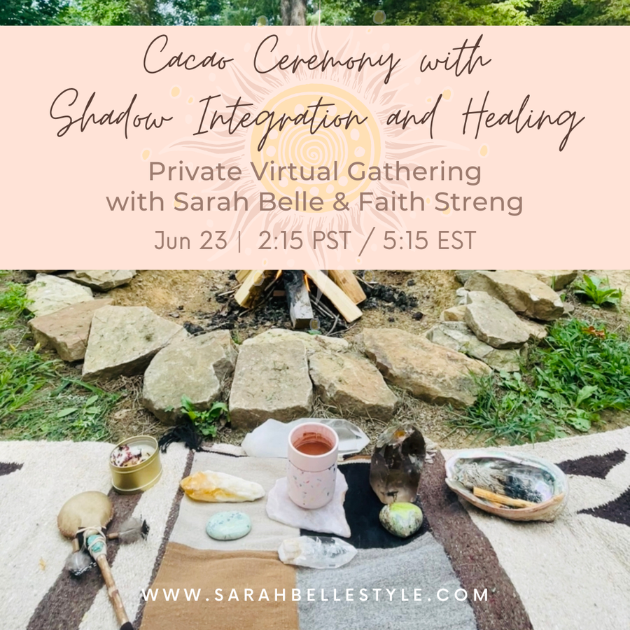 private cacao ceremony and healing session with faith 
