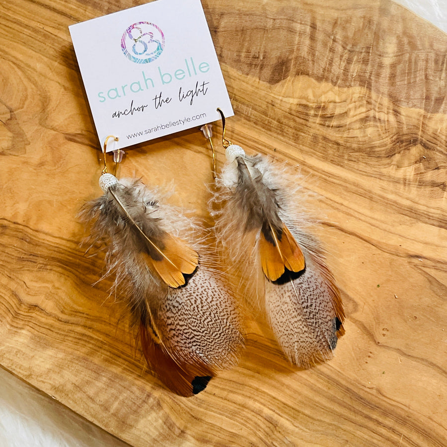 One-of-a-Kind Feather Earrings 2