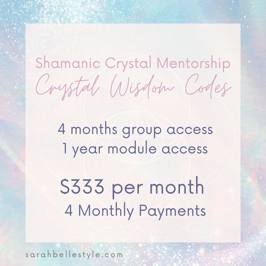 Crystal Wisdom Codes - 4 Payment Plan