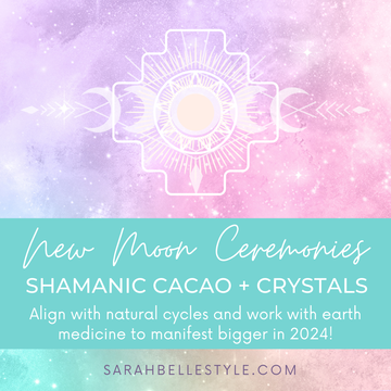 Virtual New Moon Shamanic Cacao & Crystals Ceremonies