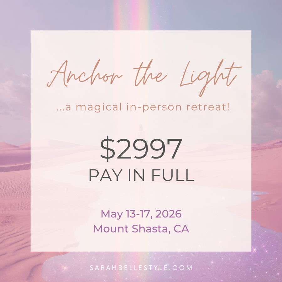 Anchor the Light Mount Shasta Retreat - Pay In Full