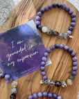 Sarah Belle Anchored Expansion Crystal Energy Stacking Bracelet