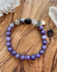 Sarah Belle Anchored Expansion Crystal Energy Stacking Bracelet