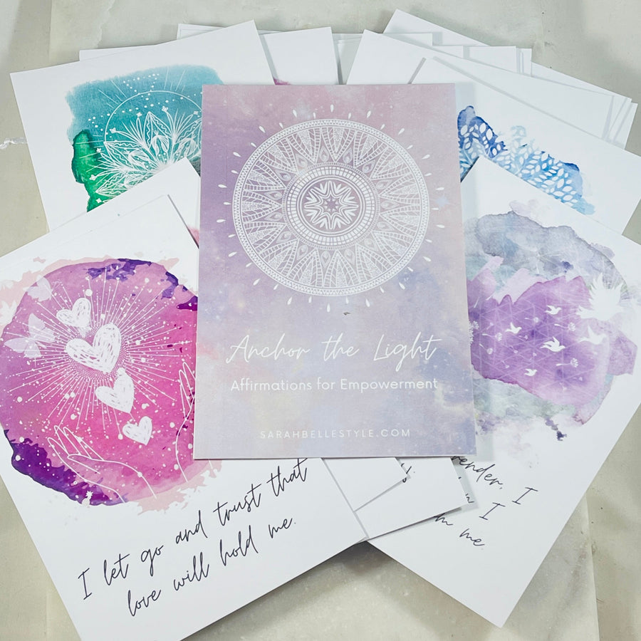 Sarah Belle Anchor the Light Affirmations for Empowerment Card Deck