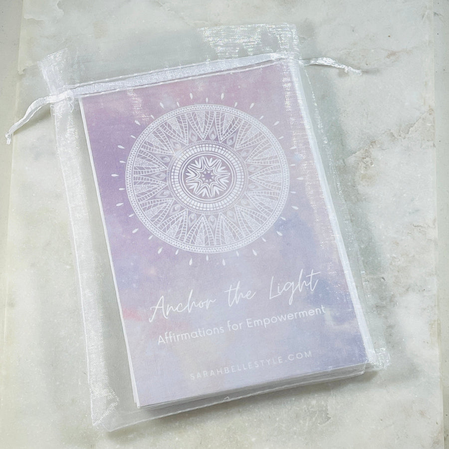 Sarah Belle Anchor the Light Affirmation Card Deck