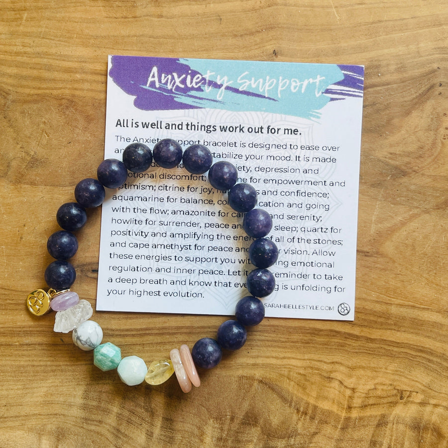 sarah belle gemstone bracelet for anxiety 