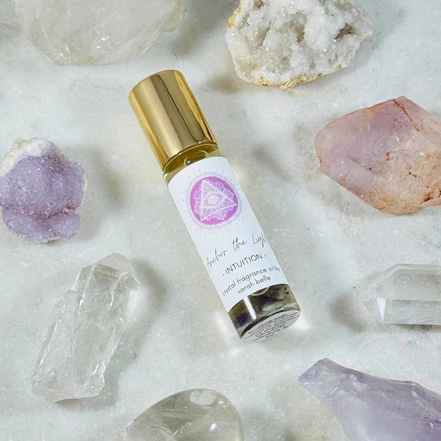 sarah belle crystal infused perfume for intuition