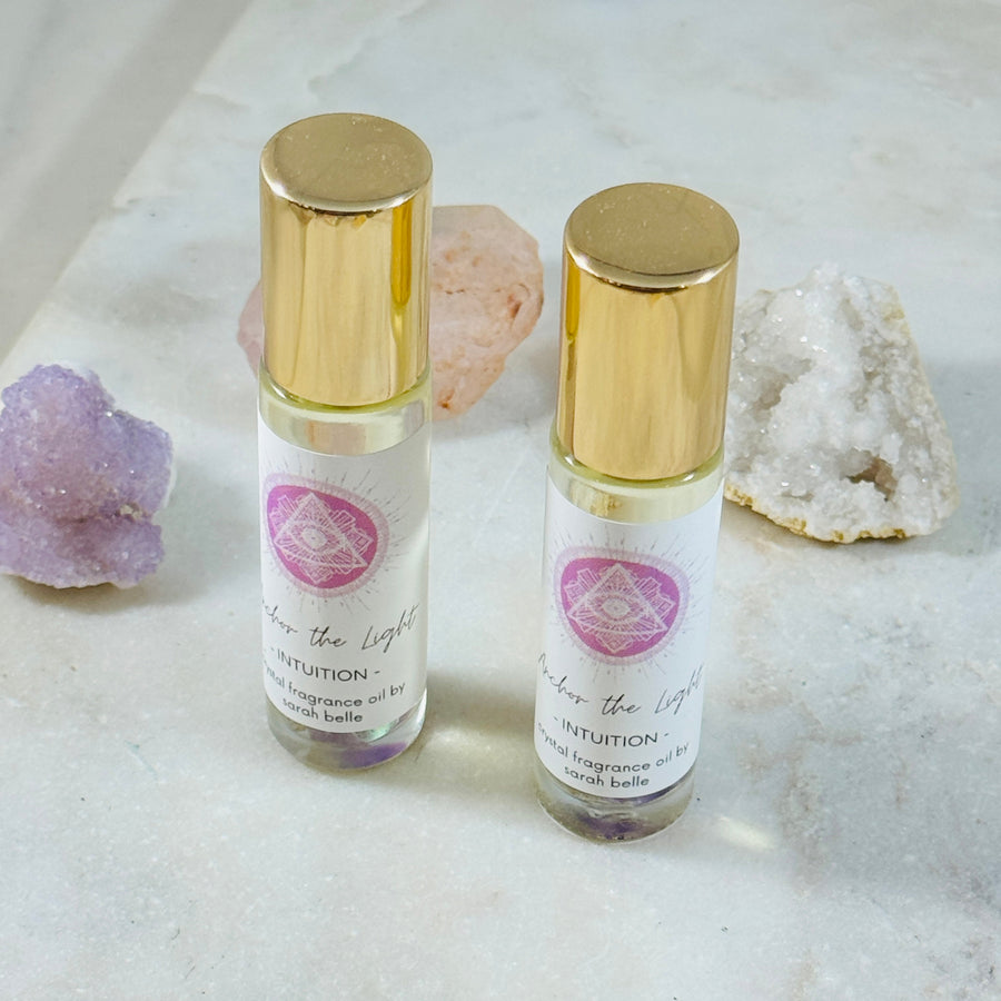 sarah belle crystal infused perfume for intuition