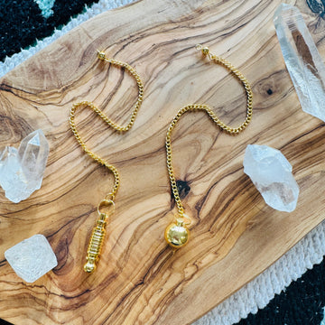 Sarah Belle Gold Pendulum
