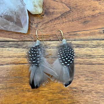 Sarah Belle Handmade Feather Earrings