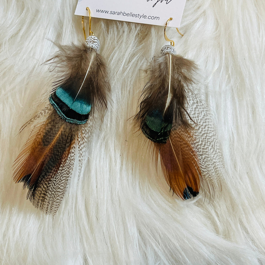 One-of-a-Kind Feather Earrings