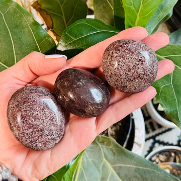 garnet palm stone from sarah belle
