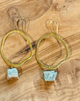 amazonite earrings from sarah belle