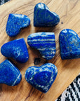 Sarah Belle Lapis Heart Palm Stone