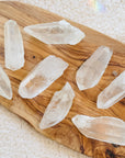 Sarah Belle Lemurian Quartz Crystal Point from Minas Gerais Brazil