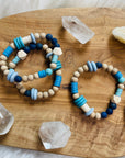 sarah belle live happy bracelets in blue for joy
