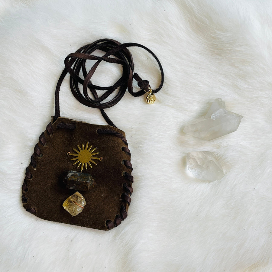 sarah belle handmade talisman necklace