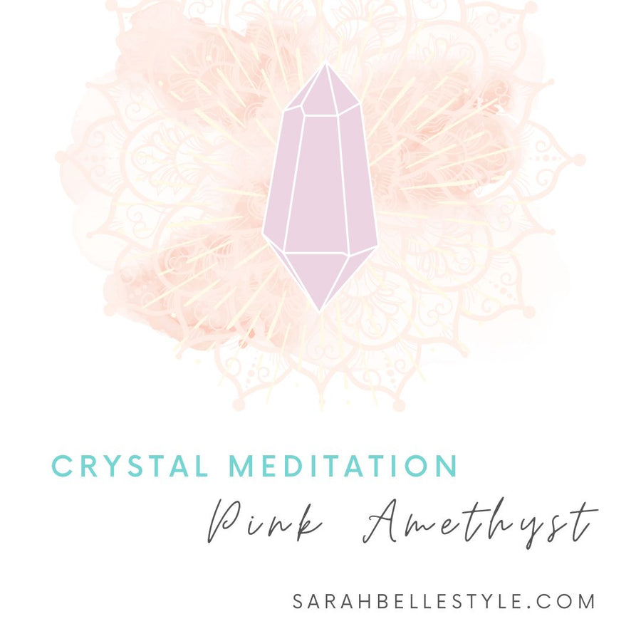 Sarah Belle Crystal Mediation pink amethyst