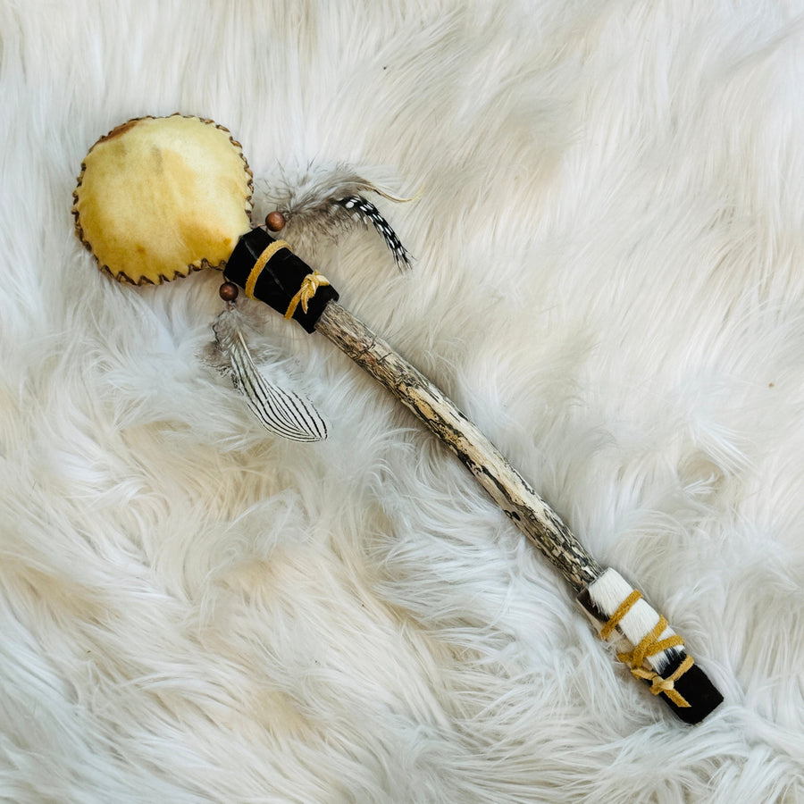 handmade shamanic rattle sarah belle