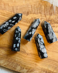 sarah belle snowflake obsidian point