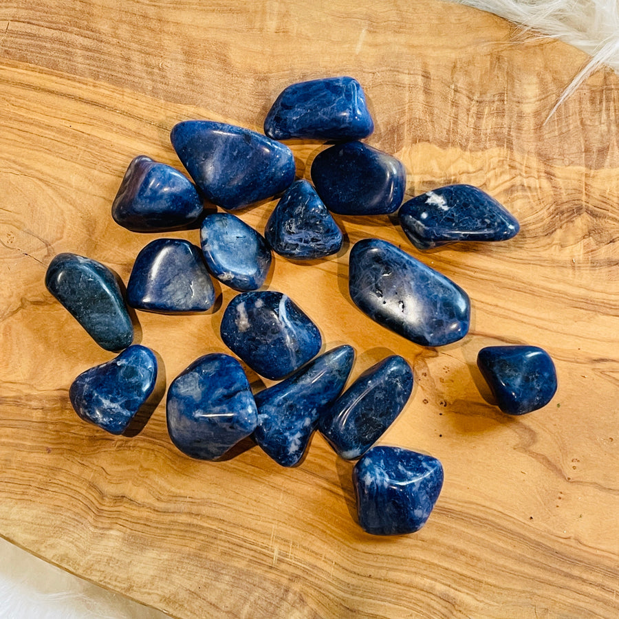 sarah belle sodalite tumble for truth and intuition