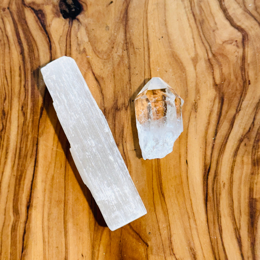 Sarah Belle - Starbrary Quartz Selenite Bundle for Crystalline Keys Activation 02