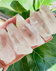 Sarah Belle Lemurian Quartz Crystal Point from Minas Gerais Brazil