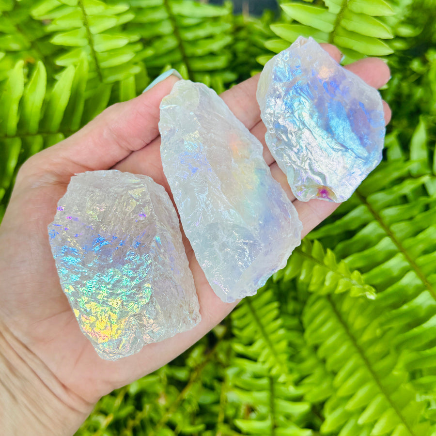 arah Belle Angel Aura Satyaloka Azeztulite Quartz for Ascension and Crown Chakra