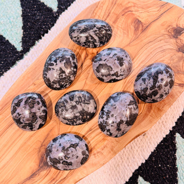 sarah belle indigo gabbro palm stone