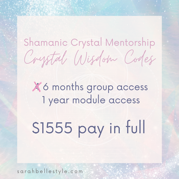 Crystal Wisdom Codes - Pay in Full