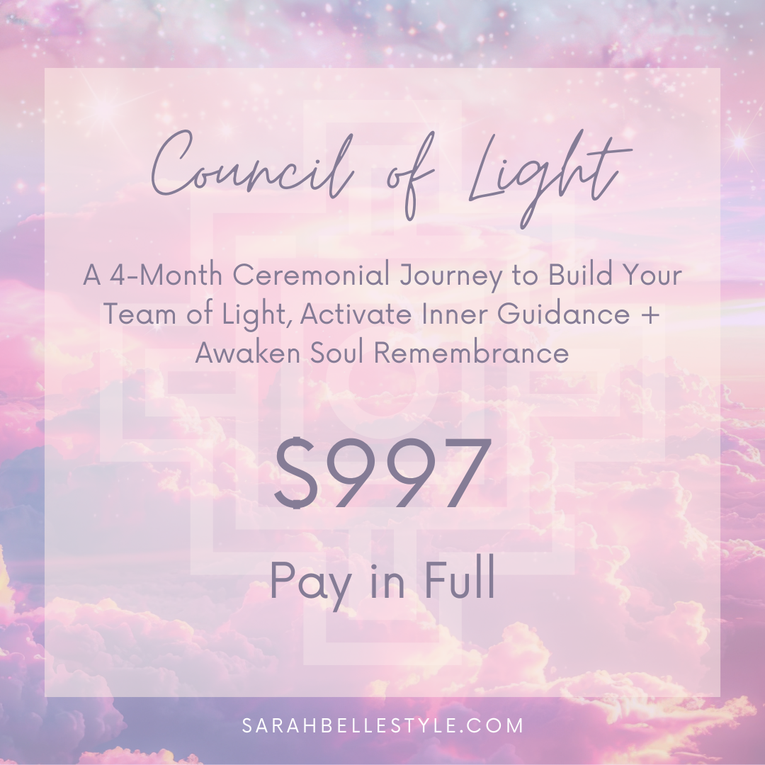 Council of Light - Pay in Full Sarah Belle