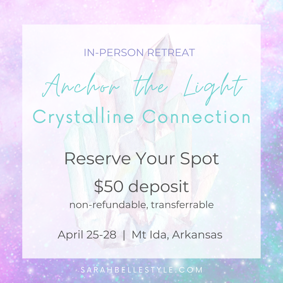 reserve your spot to the crystalline connection retreat