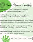 top five crystals for heart chakra balance