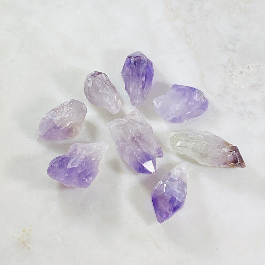 Amethyst points healing crystal energy