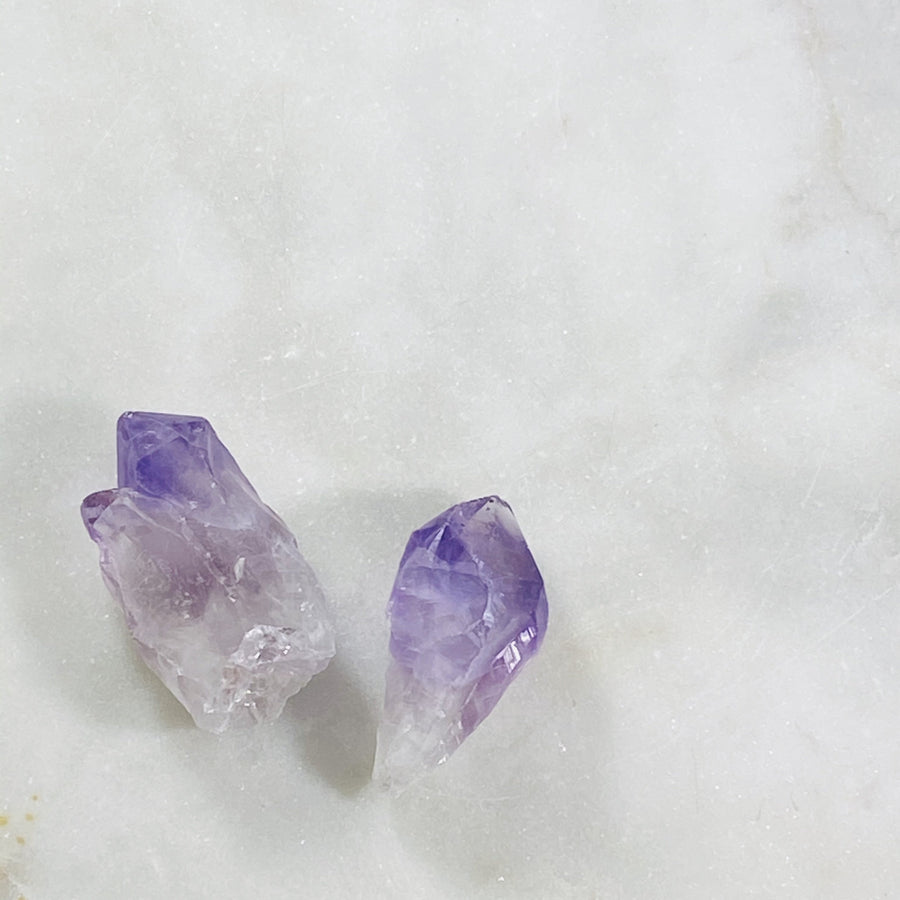 Raw Amethyst Points Small