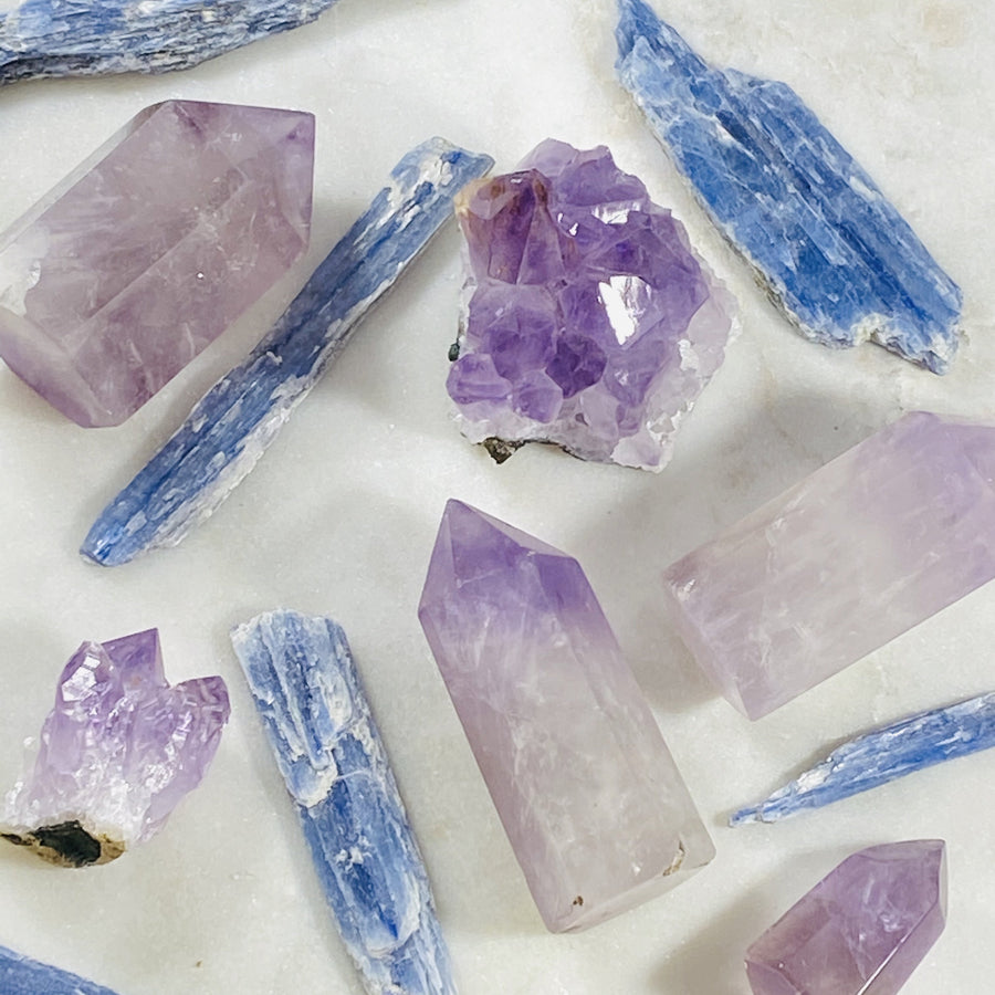 Amethyst Points Crystals for Meditation and Spiritual Awareness