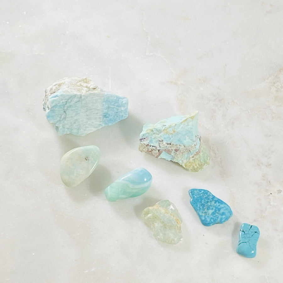 raw amazonite healing gemstones