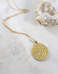 Athena Coin Necklace Handmade Ancestral Lineage