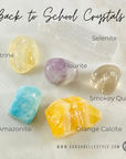 Healing crystals for teachers and students going back to school